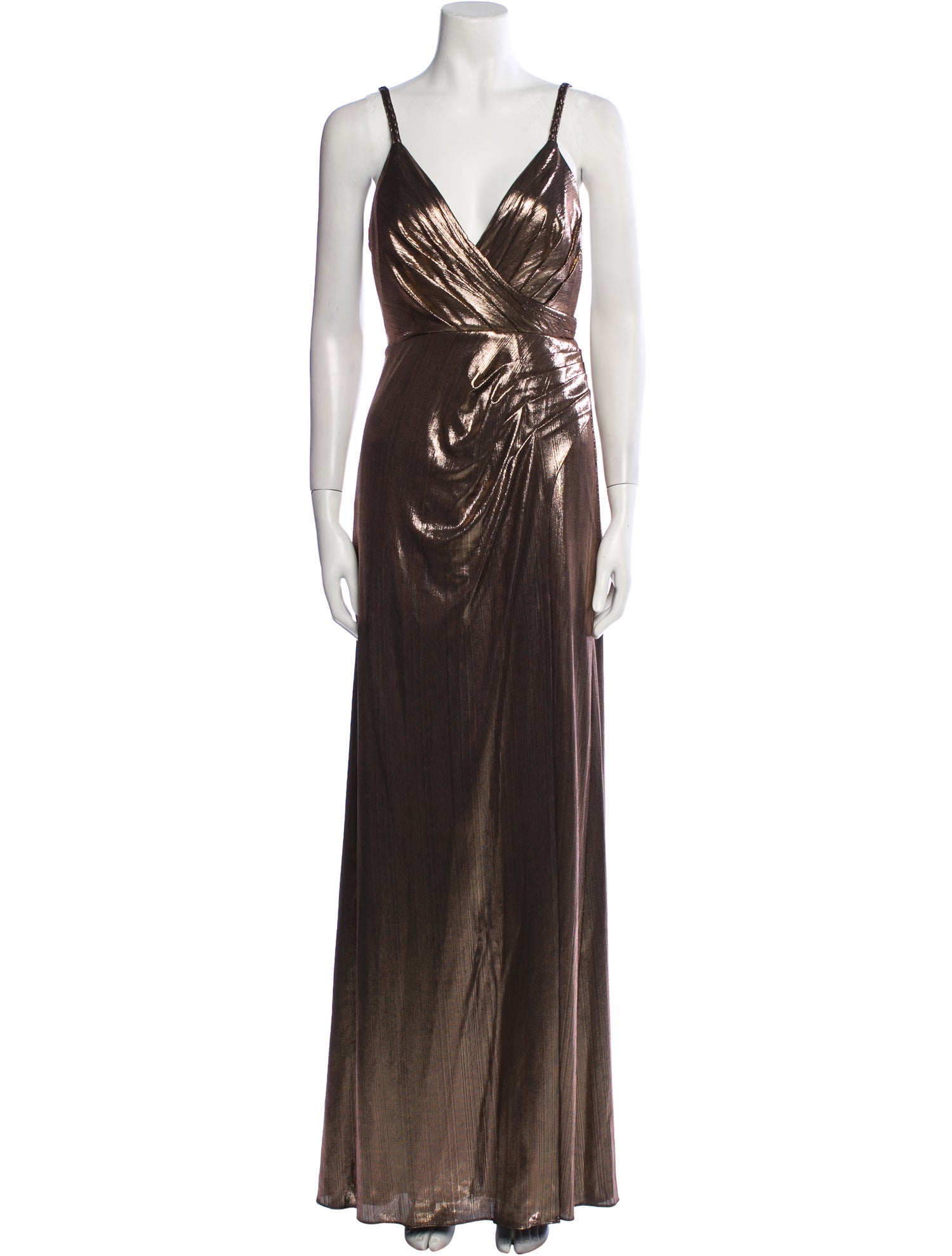 Retrofête V-Neck Long Dress