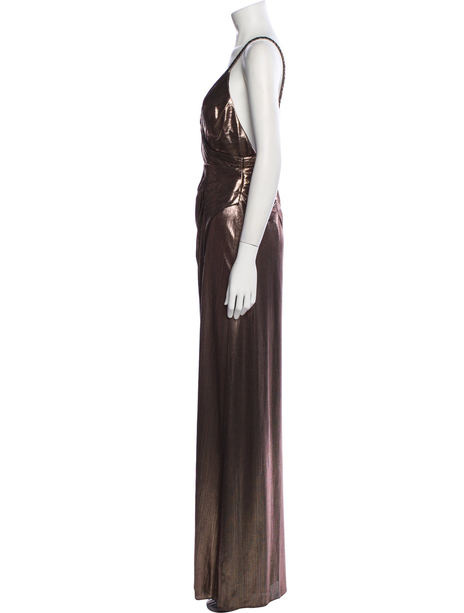 Retrofête V-Neck Long Dress