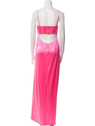 Retrofête Cowl Neck Long Dress