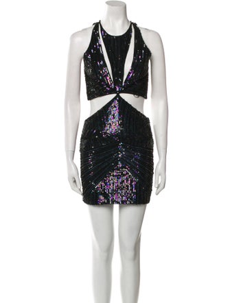 Retrofête Printed Mini Dress