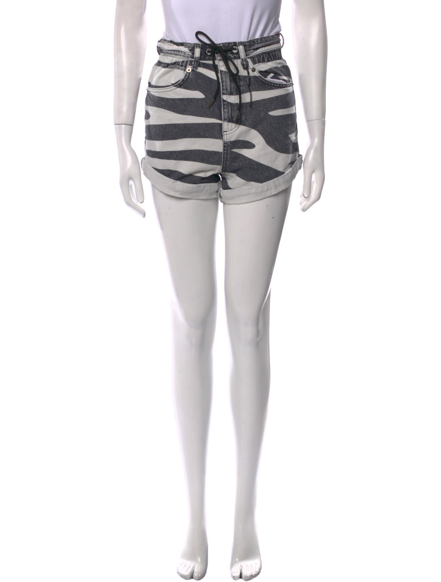 Retrofête Printed Mini Shorts