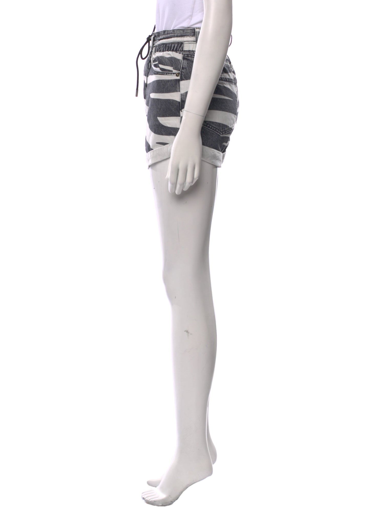 Retrofête Printed Mini Shorts