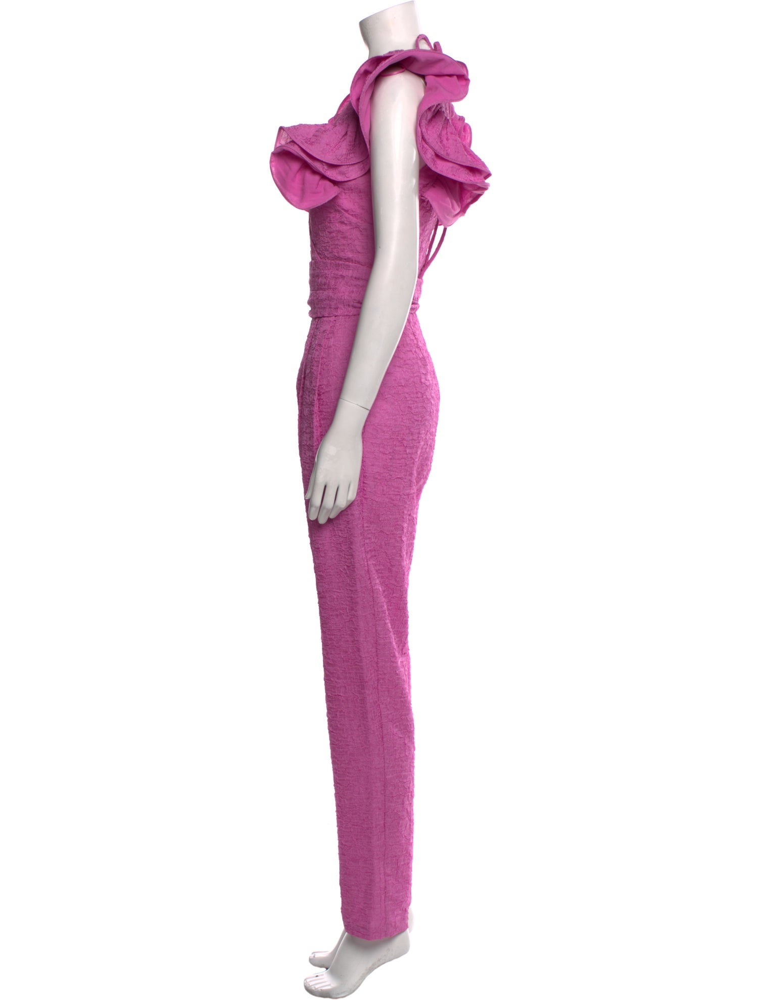 Retrofête Plunge Neckline Jumpsuit