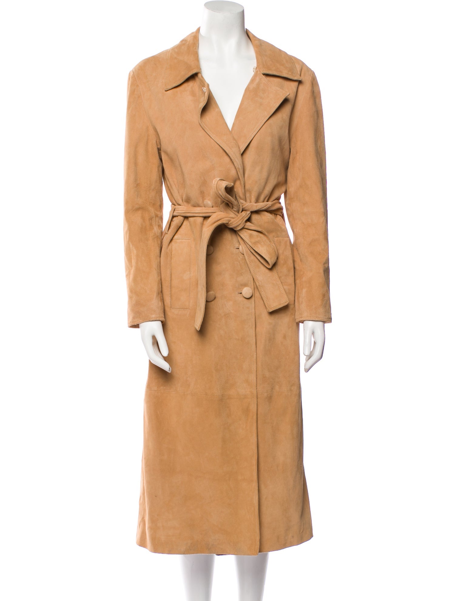 Retrofête Leather Trench Coat