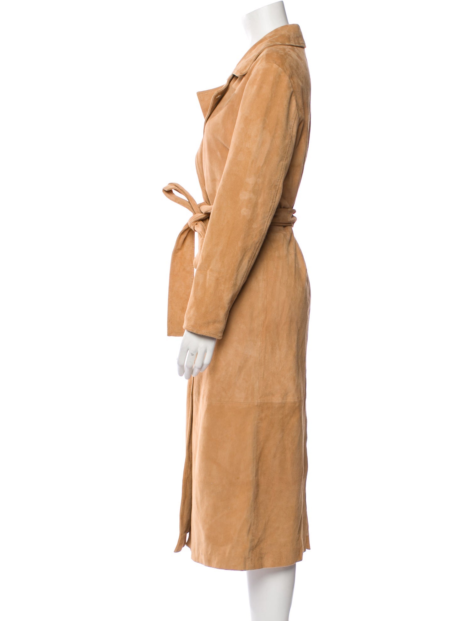 Retrofête Leather Trench Coat