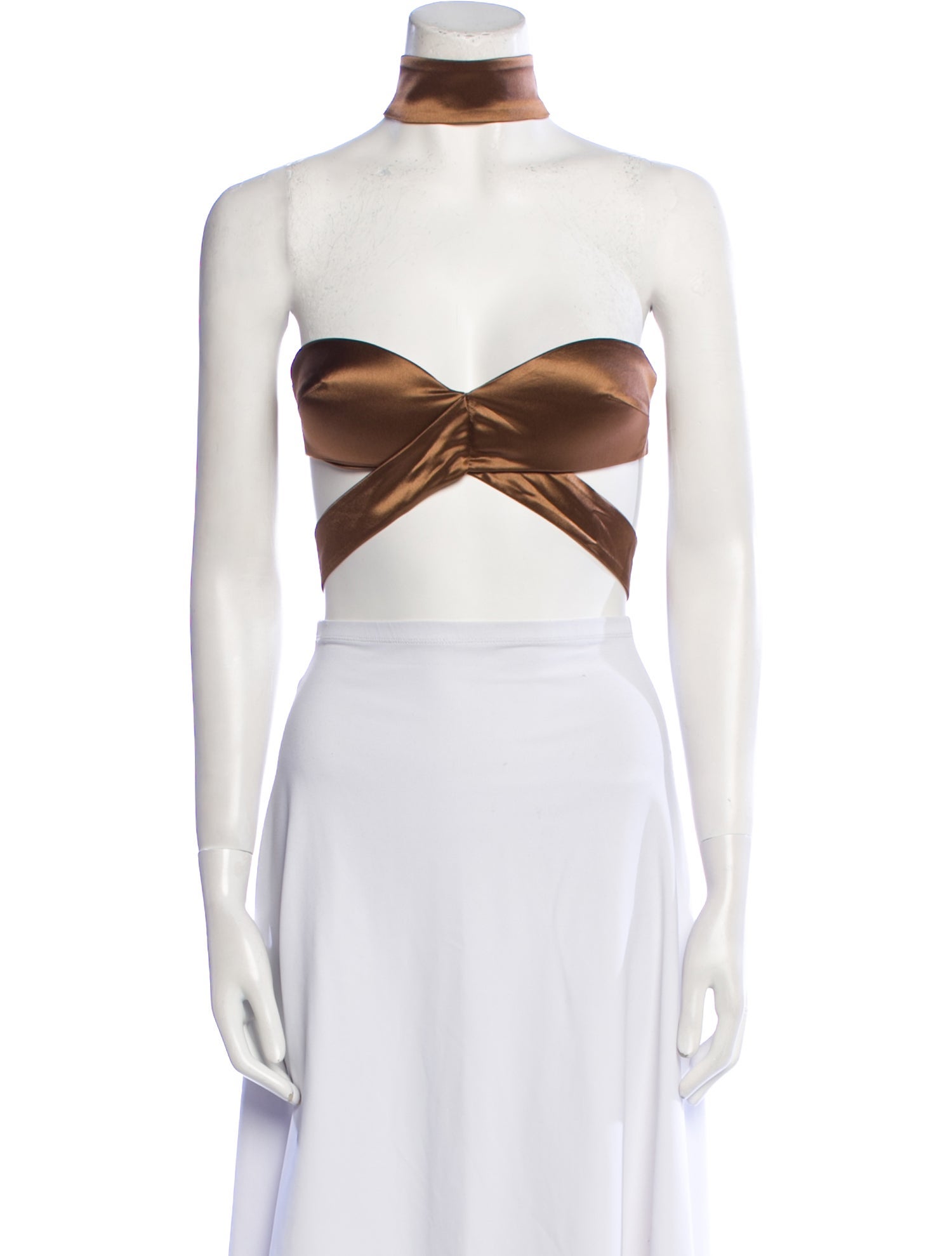 Retrofête Strapless Crop Top