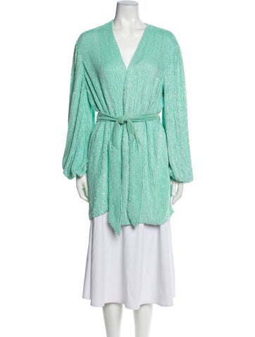 Retrofête Jackets Sequin Tweed Pattern Evening Jacket XS