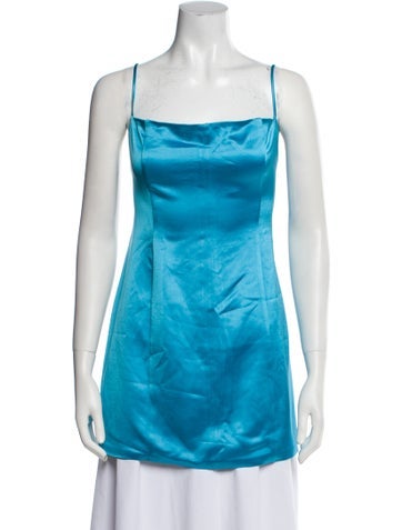 Retrofête Tops Square Neckline Sleeveless Tunic XL