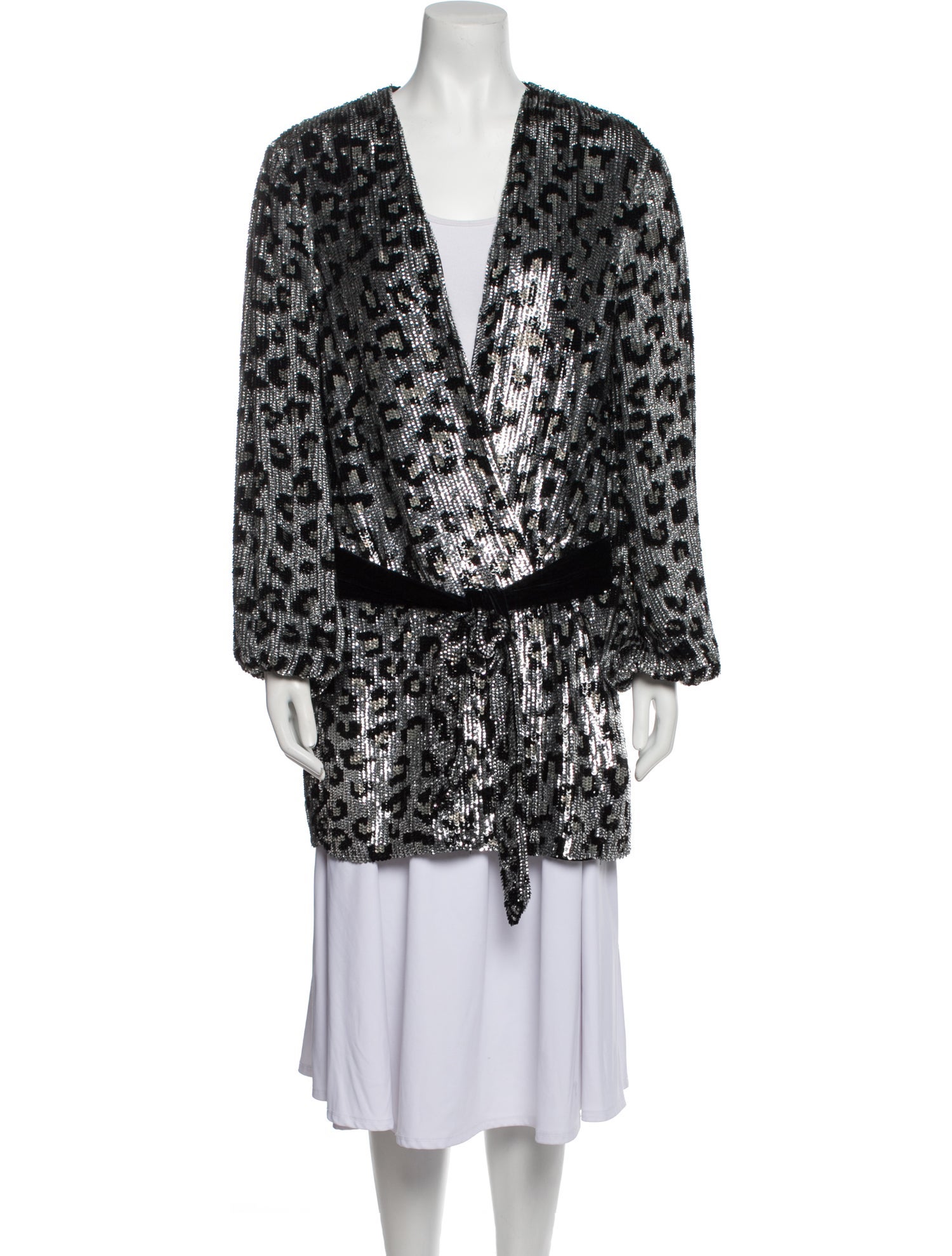 Retrofête Animal Print Coat