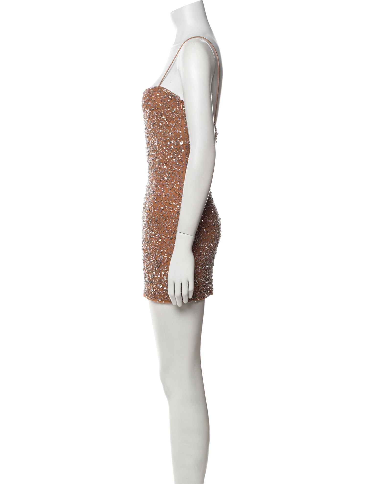 Retrofête Square Neckline Mini Dress