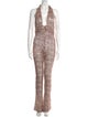 Retrofête Sequin Halterneck Jumpsuit