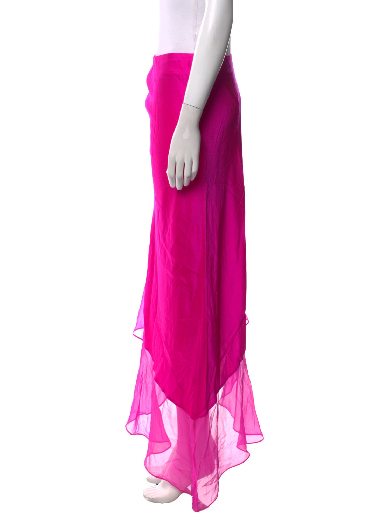 Retrofête Silk Midi Length Skirt w/ Tags