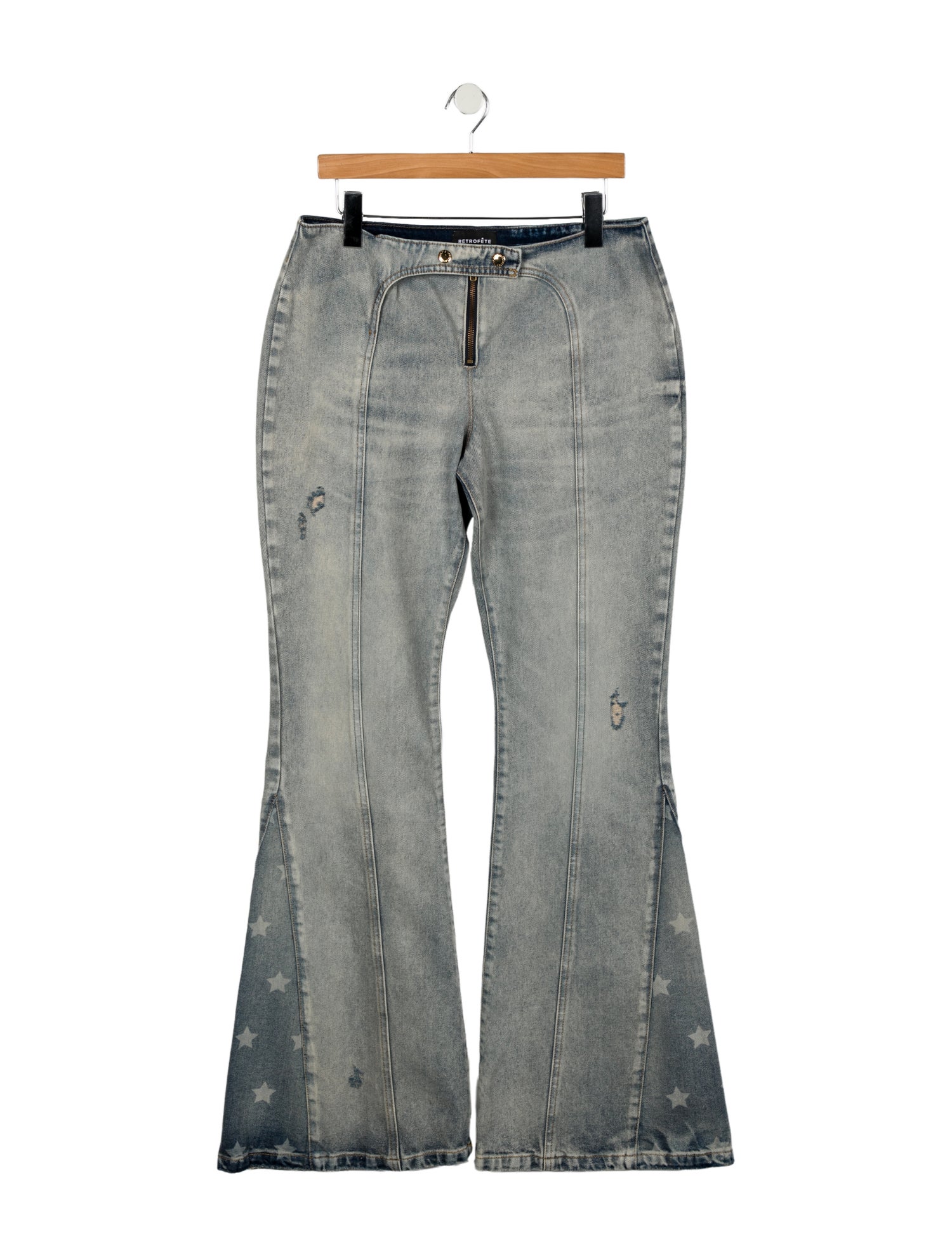 Retrofête Mid-Rise Wide Leg Jeans