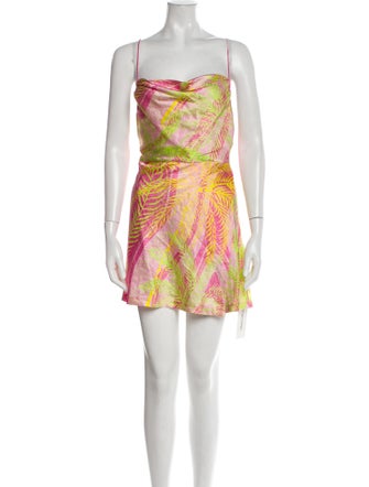 Retrofête Silk Mini Dress