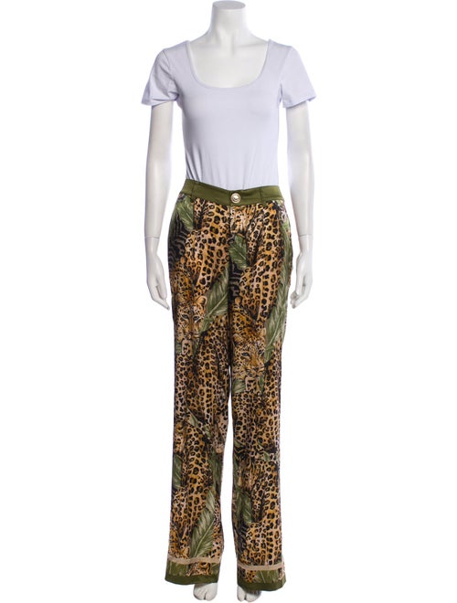 Retrofête Silk Printed Pant Set