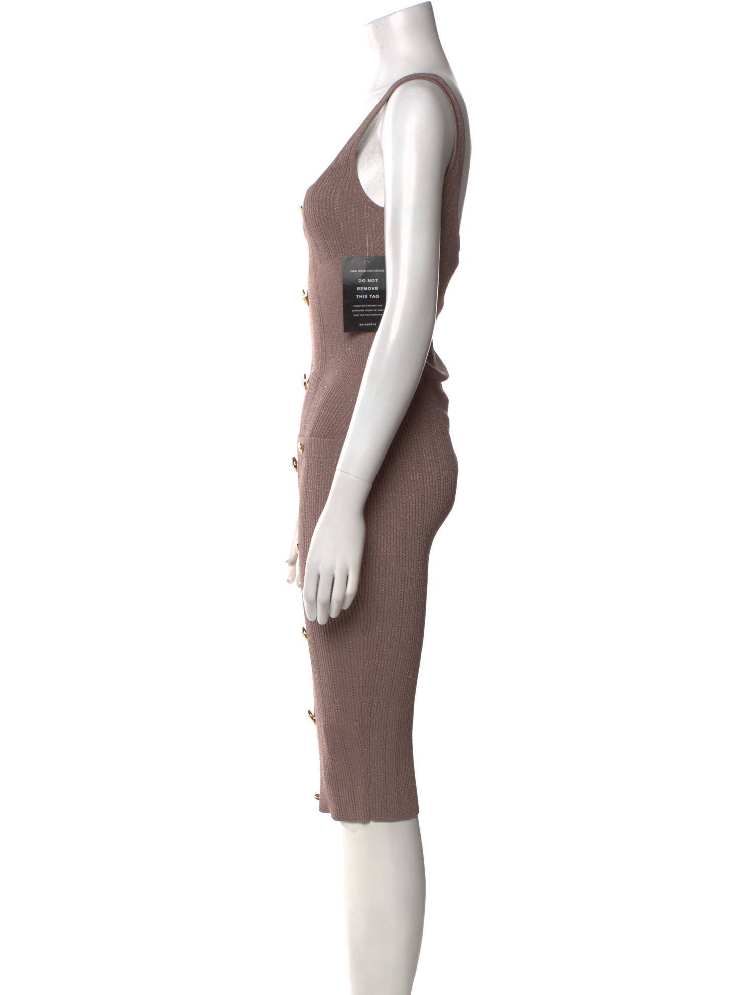 Retrofête Square Neckline Midi Length Dress w/ Tags