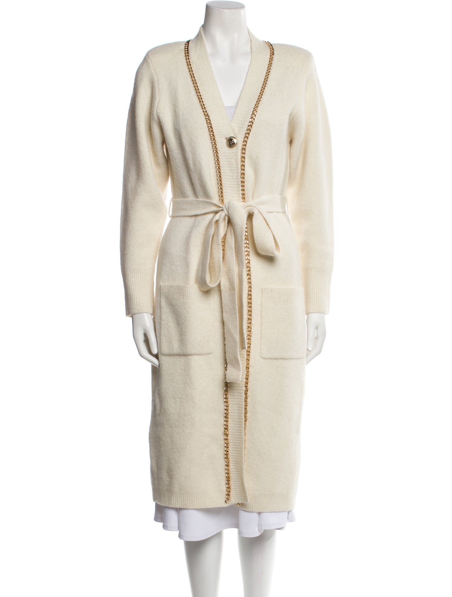 Retrofête Nylon Chain-Link Accents Robe