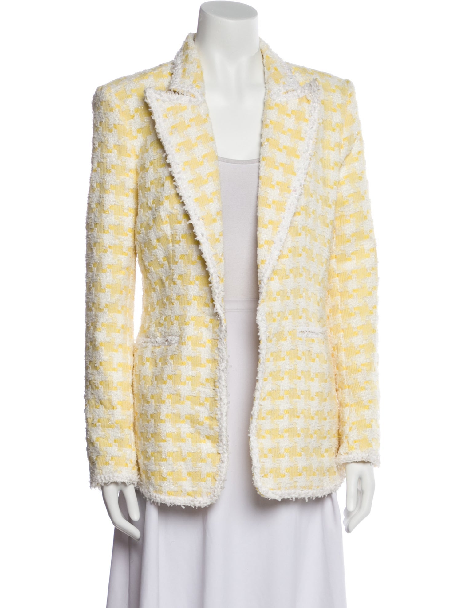 Retrofête Tweed Pattern Blazer