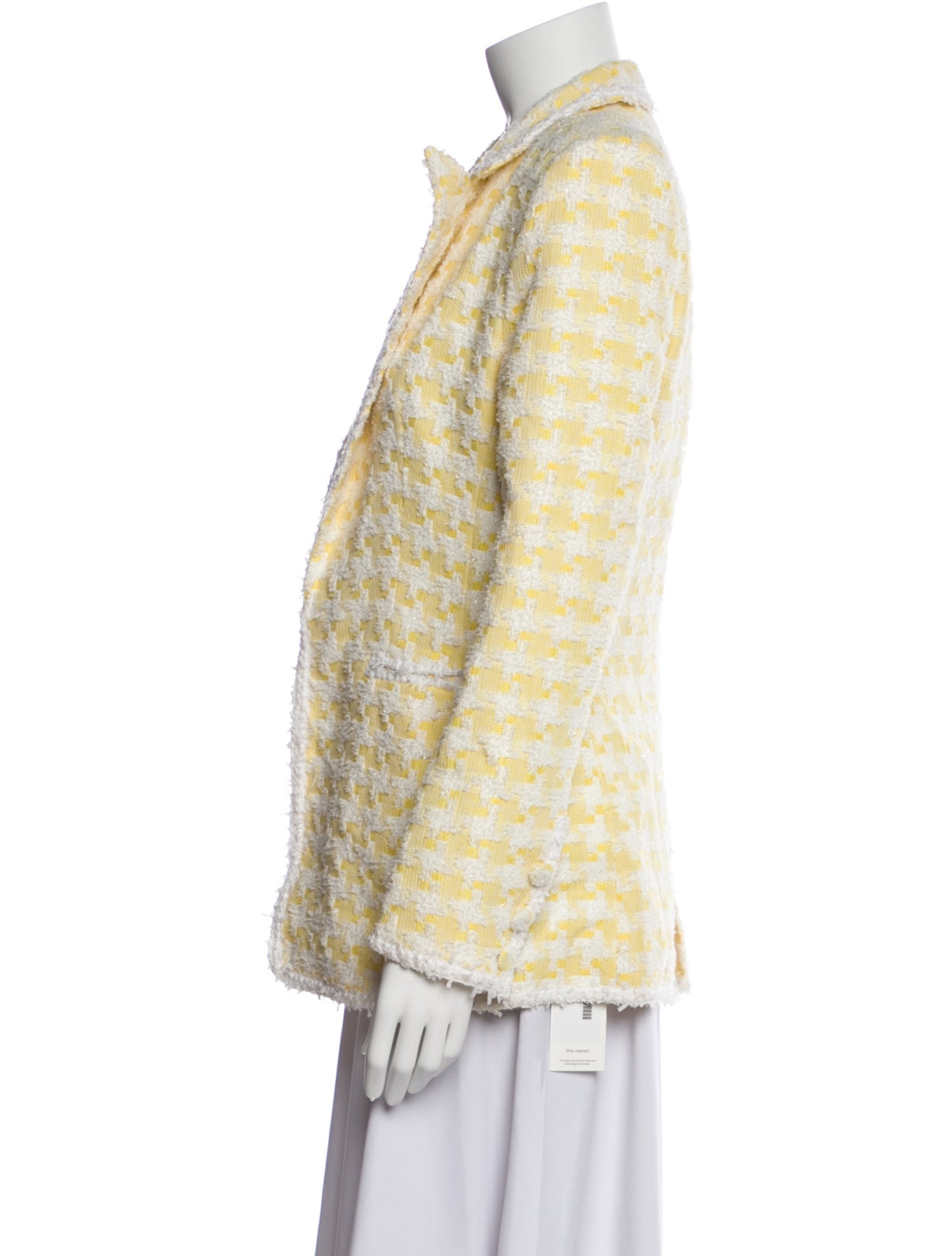 Retrofête Tweed Pattern Blazer