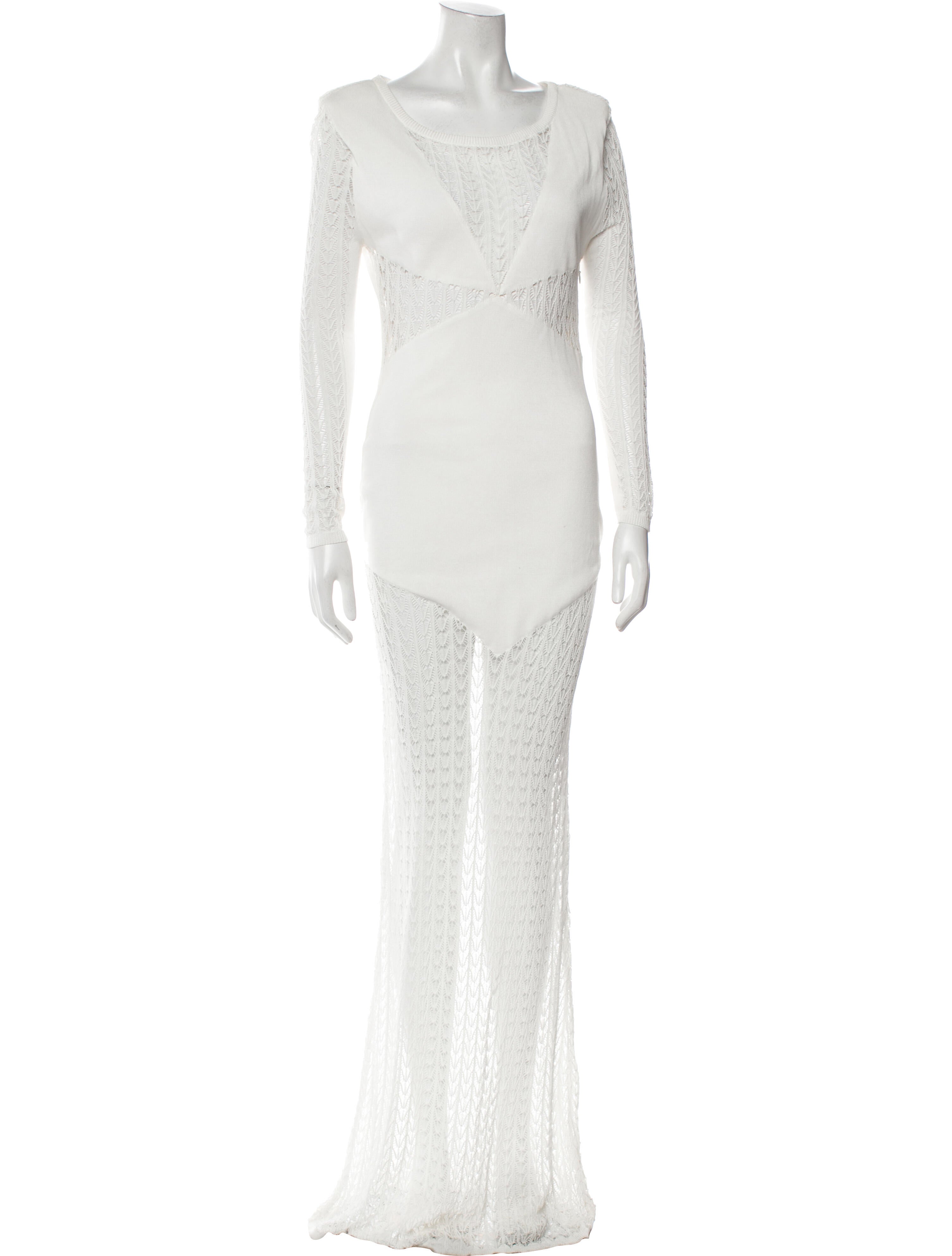 Retrofête Scoop Neck Long Dress