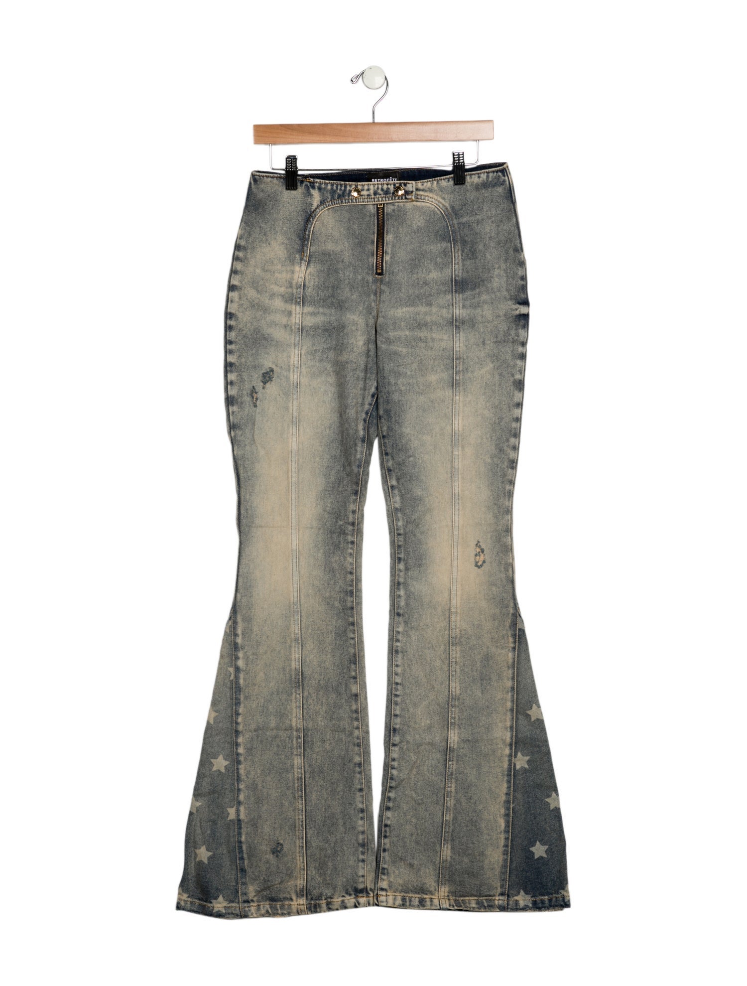 Retrofête Mid-Rise Wide Leg Jeans