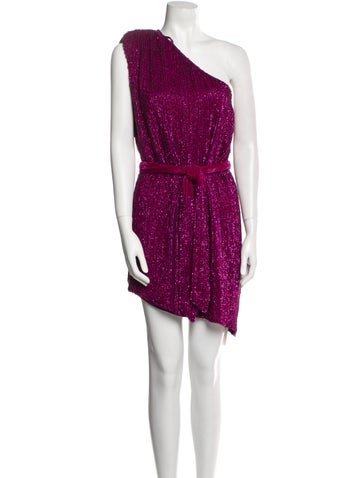 Retrofête Dresses One-Shoulder Mini Dress XL