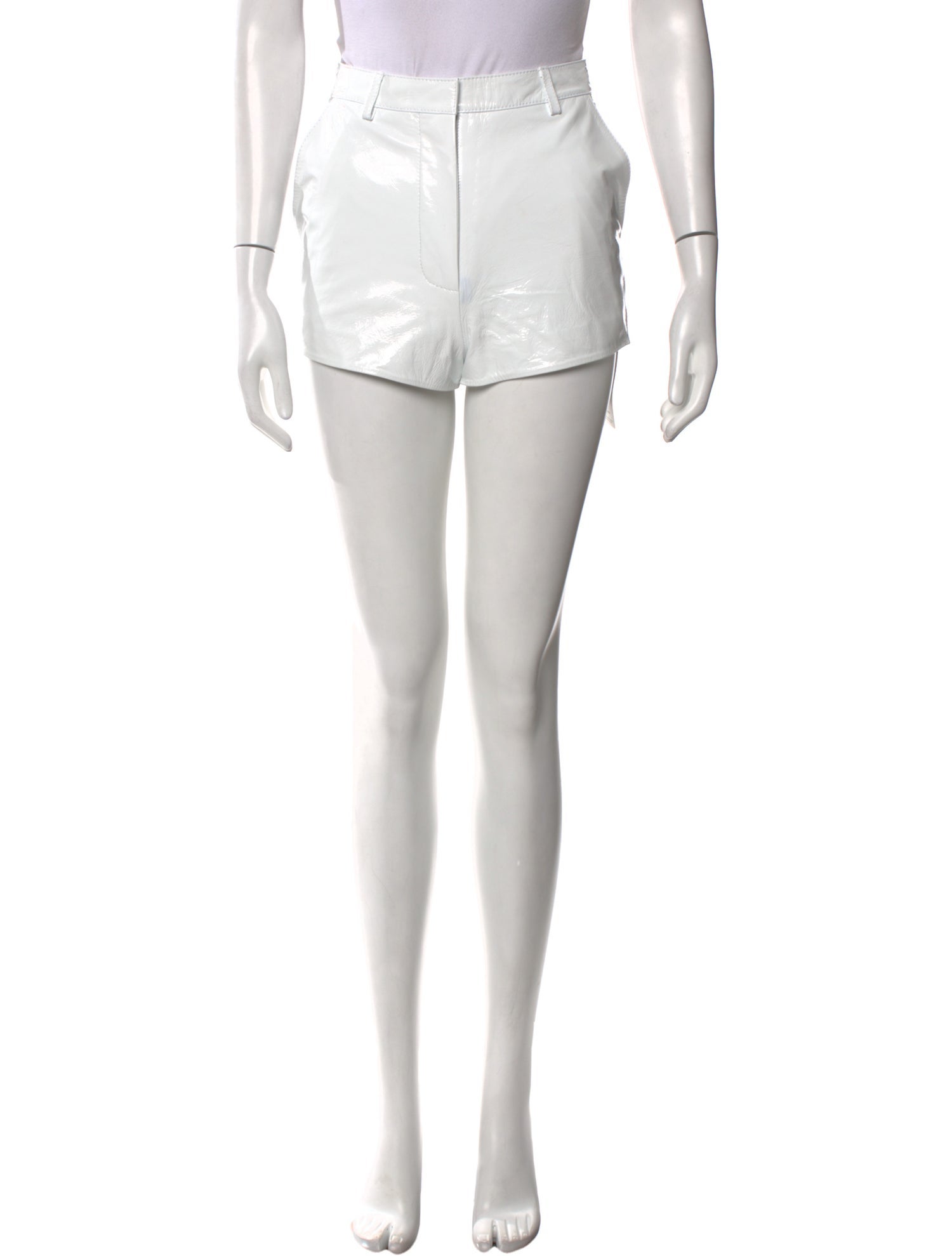 Retrofête Leather Mini Shorts