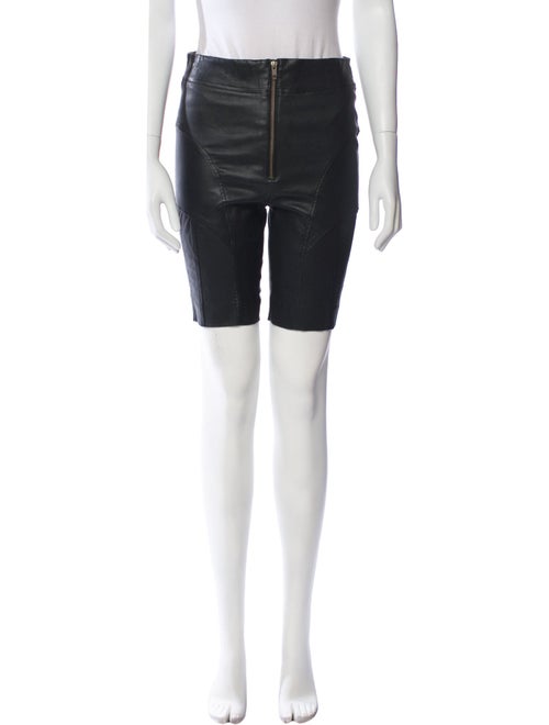 Retrofête Leather Mini Shorts