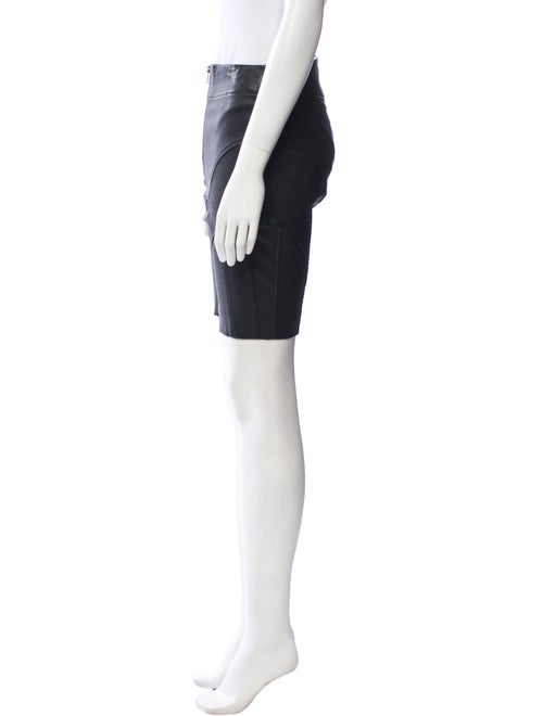 Retrofête Leather Mini Shorts