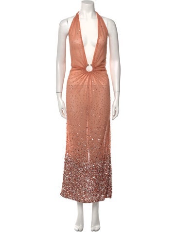 Retrofête Dresses Halterneck Long Dress XL