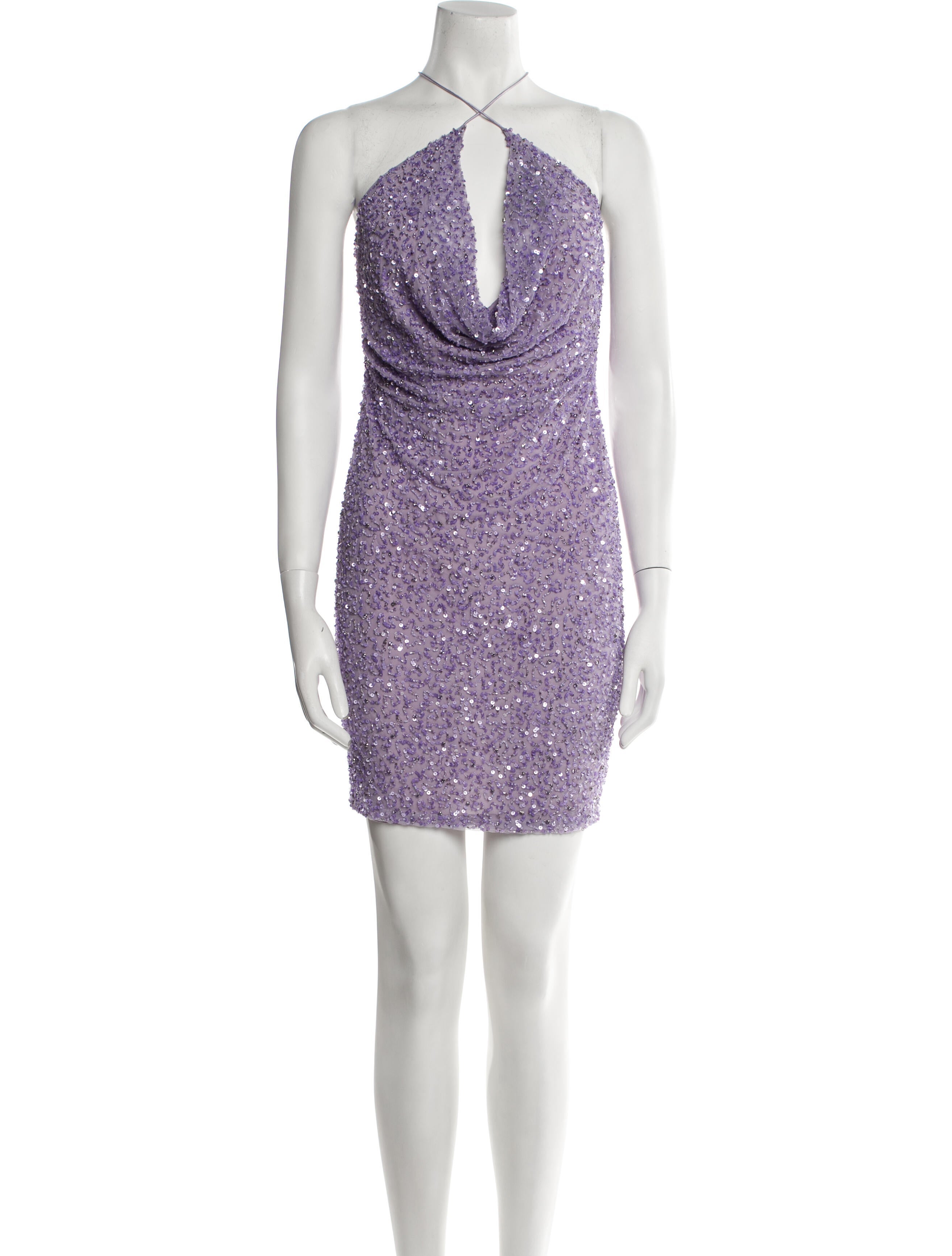 Retrofête V-Neck Mini Dress