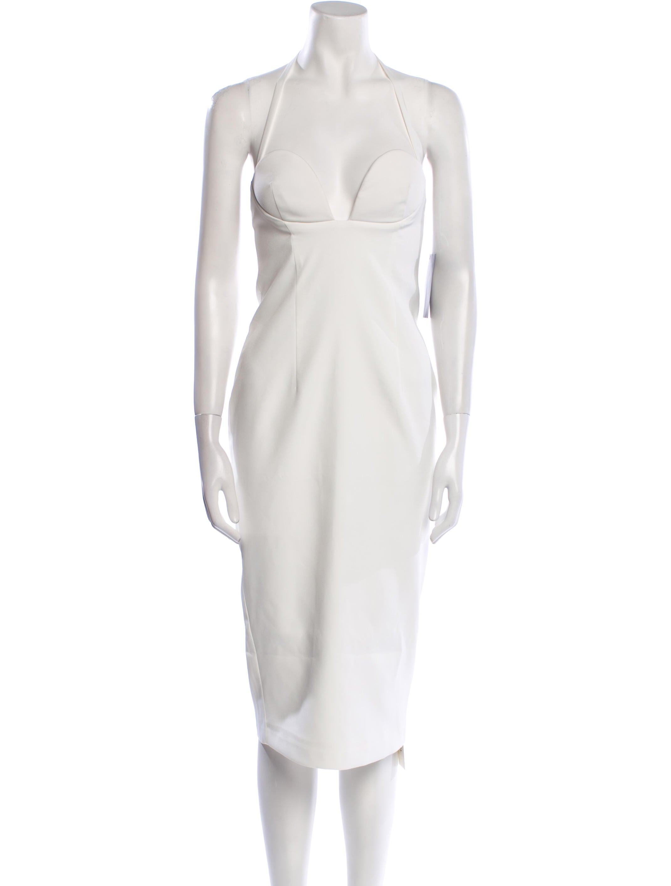 Retrofête Halterneck Midi Length Dress