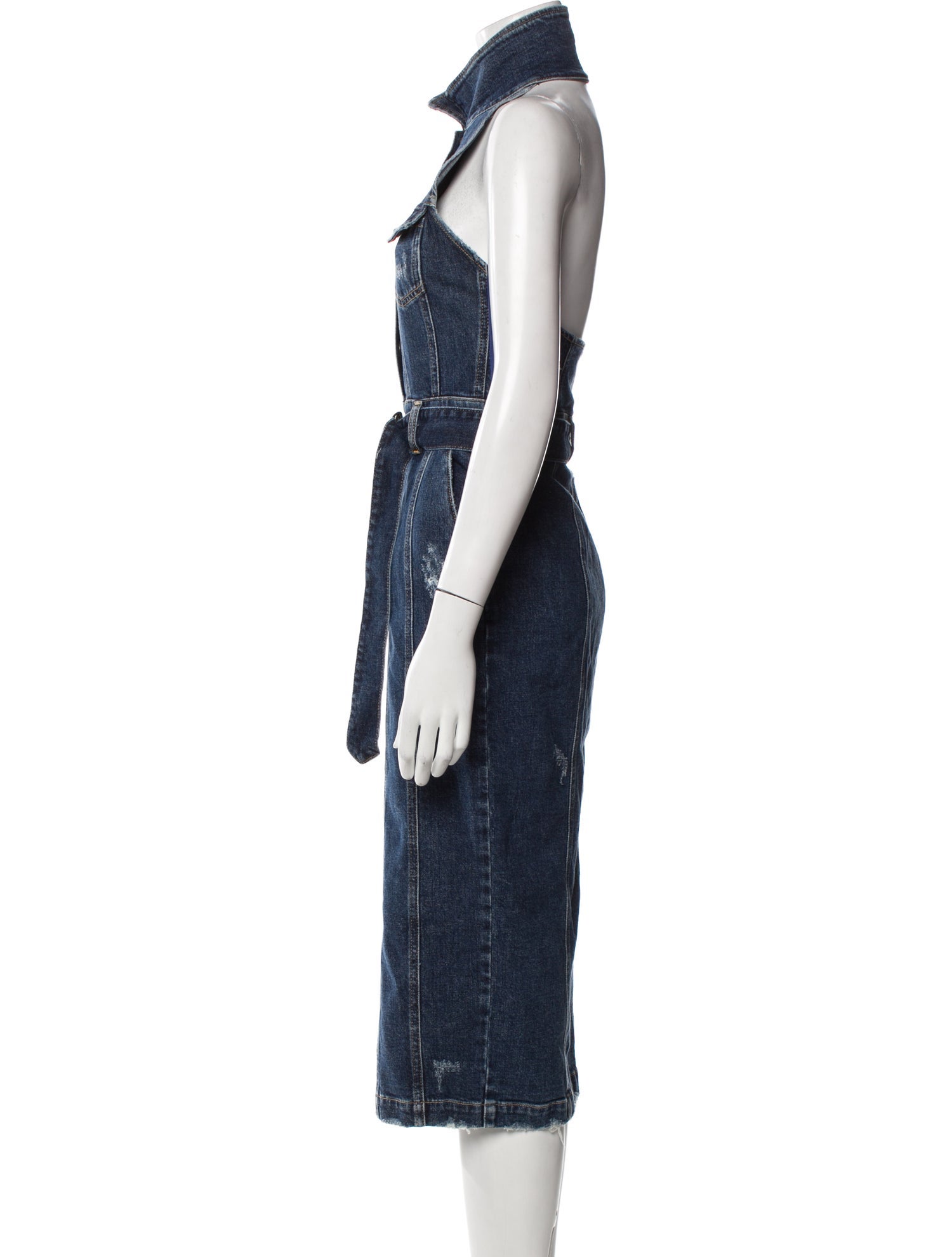 Retrofête Mock Neck Midi Length Dress