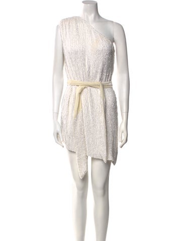 Retrofête Dresses One-Shoulder Mini Dress S