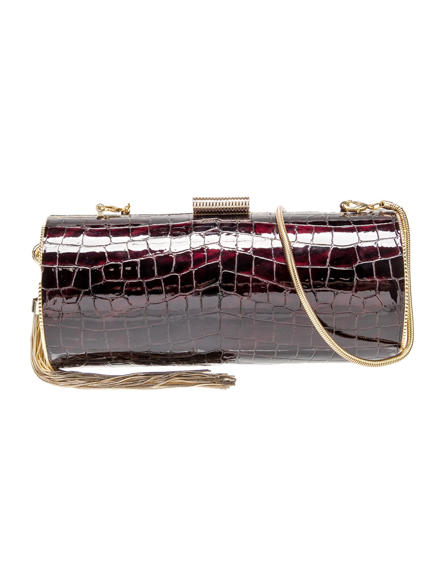 Retrofête Patent Leather Minaudière