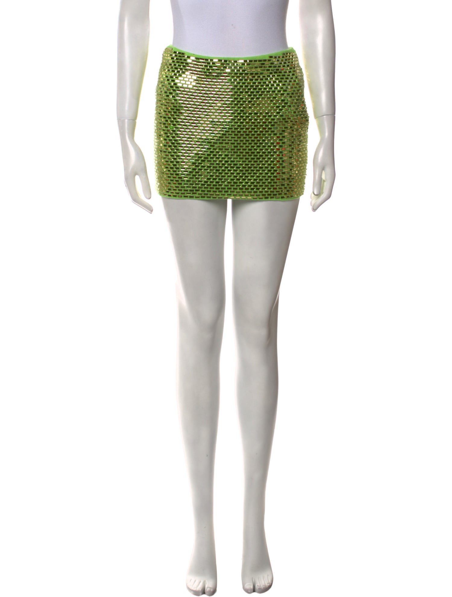 Retrofête Crystal Embellishments Mini Skirt w/ Tags