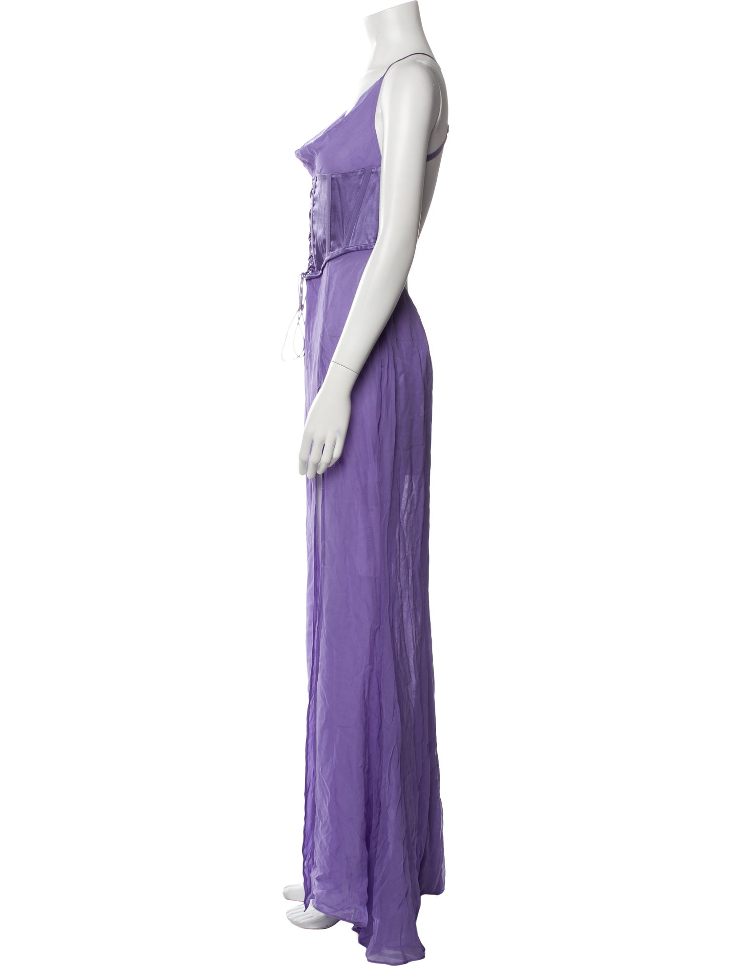 Retrofête Silk Long Dress w/ Tags