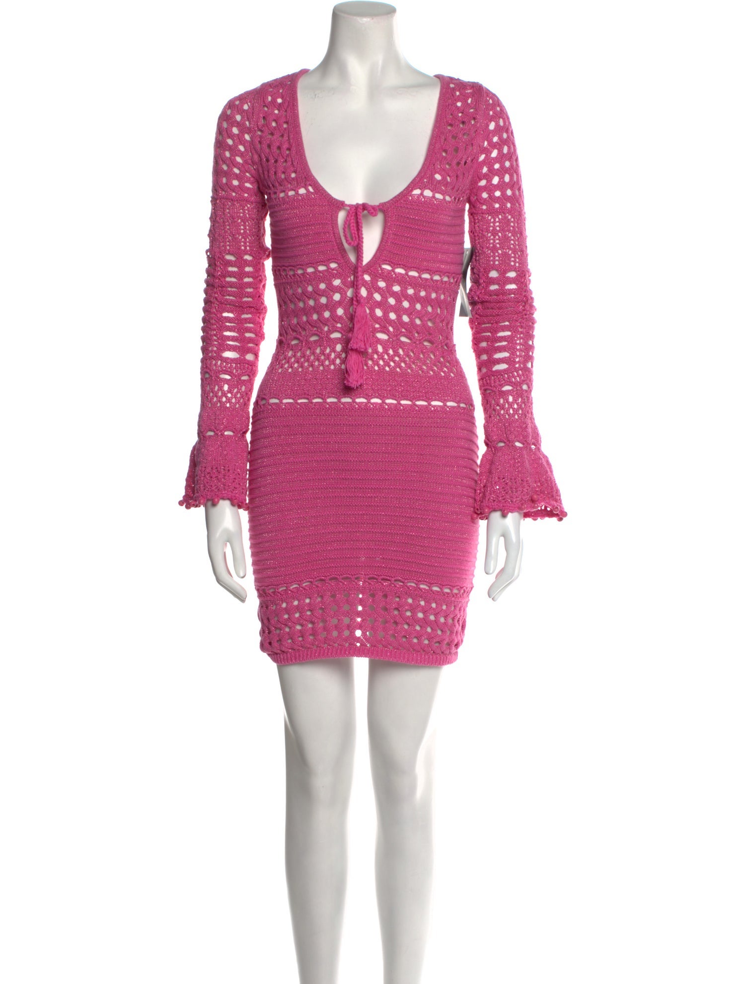 Retrofête Lace Pattern Scoop Neck Sweater w/ Tags