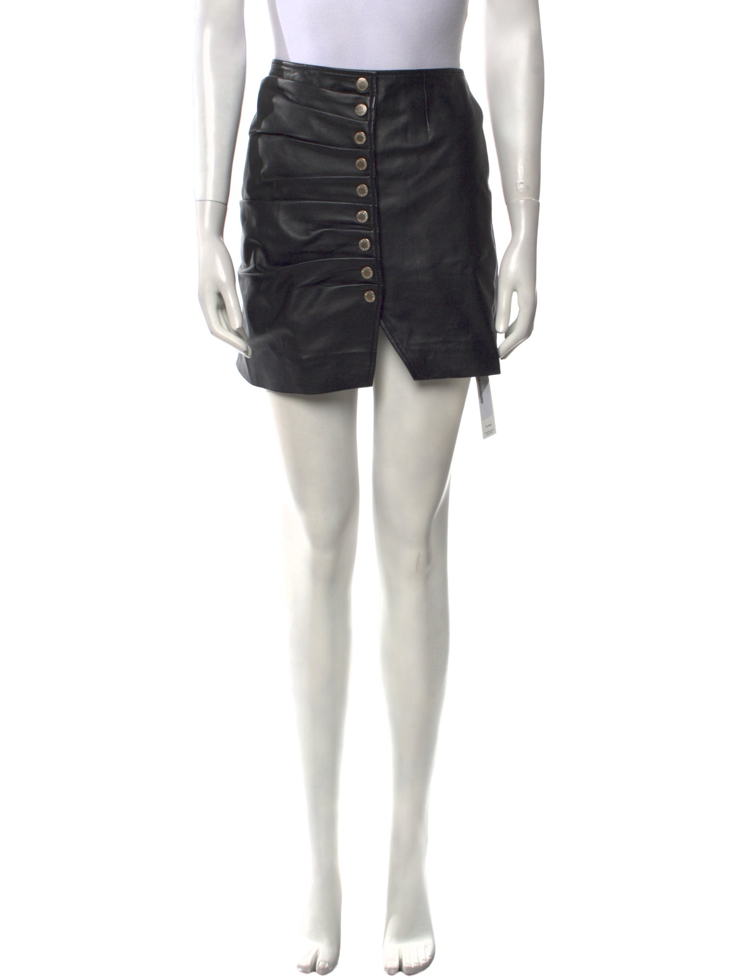 Retrofête Leather Mini Skirt