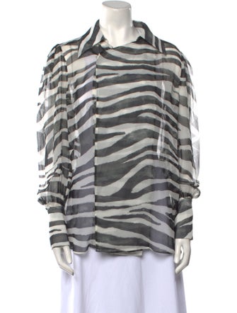 Retrofête Silk Animal Print Sweatshirt