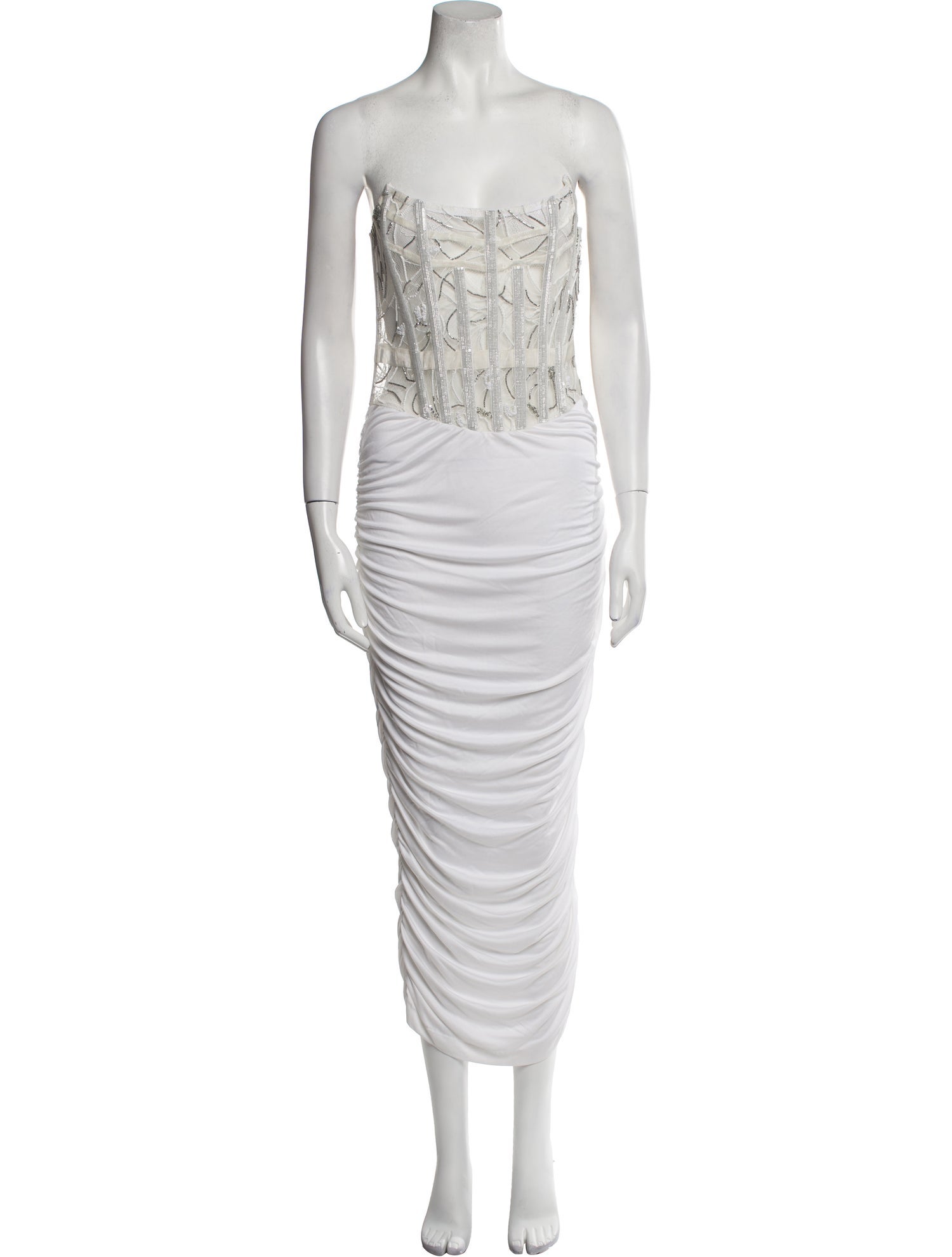 Retrofête Nylon Midi Length Dress