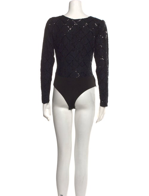 Retrofête V-Neck Long Sleeve Bodysuit