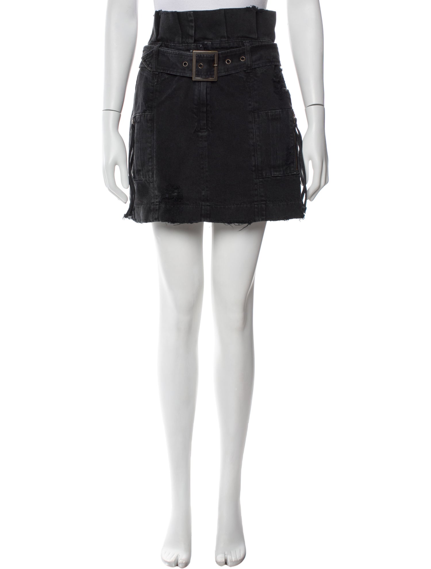 Retrofête Distressed Accents Mini Skirt w/ Tags
