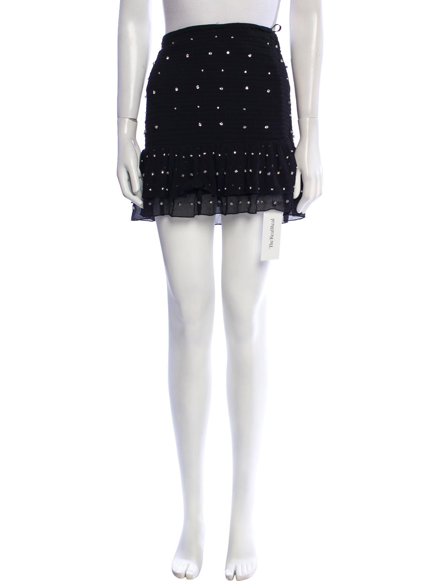 Retrofête Silk Mini Skirt