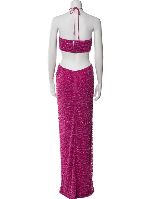 Retrofête Beaded Gown Long Dress