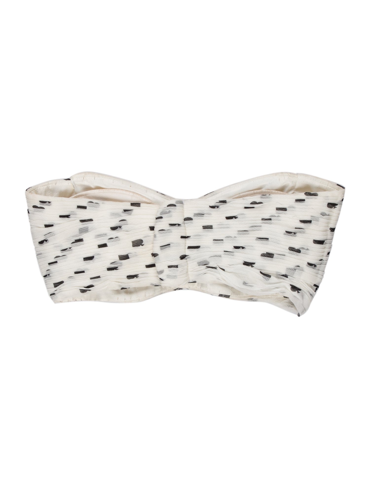 Retrofête Strapless Crop Top