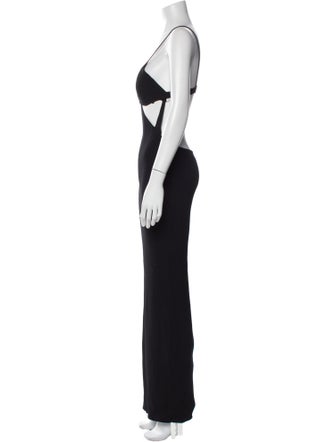 Retrofête V-Neck Long Dress