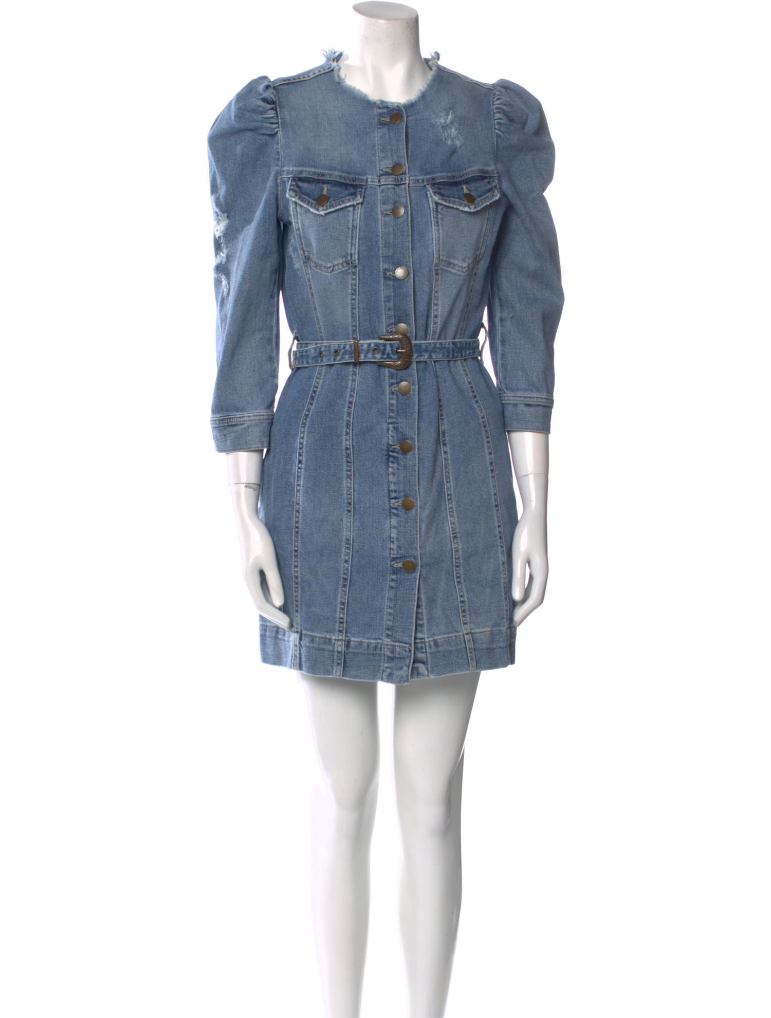 Retrofête Crew Neck Mini Dress