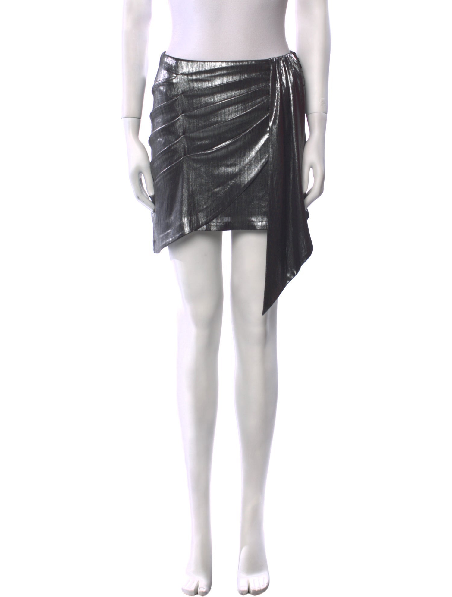 Retrofête Ruffle Embellishment Mini Skirt