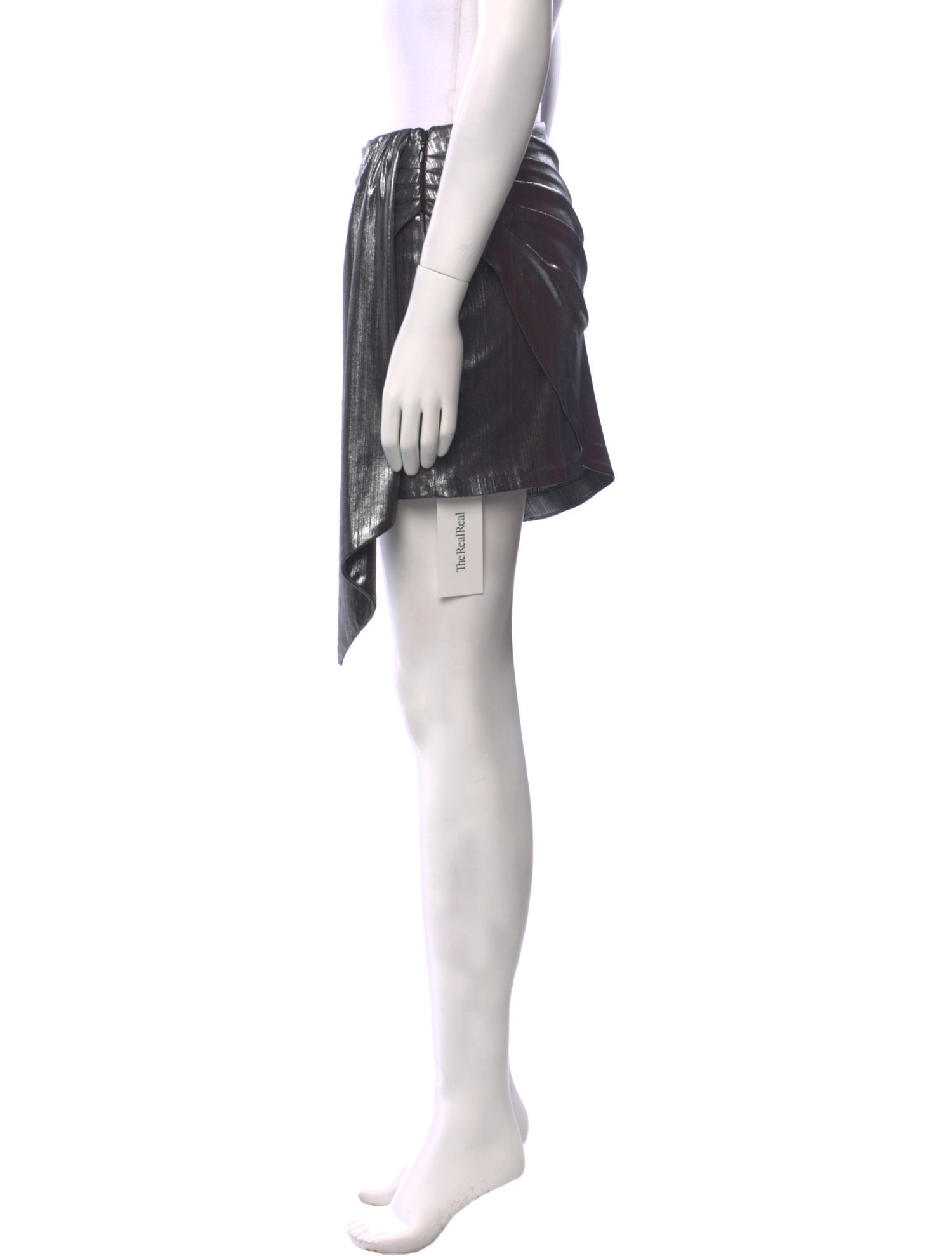 Retrofête Ruffle Embellishment Mini Skirt